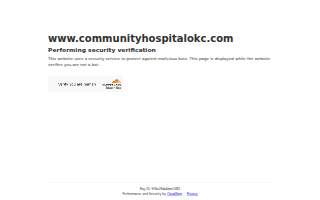 Community Hospital North website