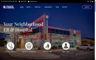 Tulsa ER & Hospital website