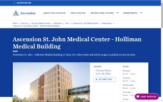 Ascension St. John Medical Center - Holliman Medical Building website