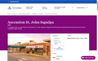 Ascension St. John Sapulpa website
