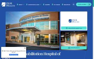 PAM Health Rehabilitation Hospital of Tulsa website