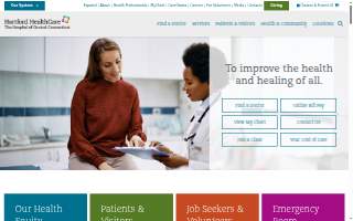 The Hospital of Central Connecticut: Vascular Center website