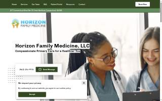 Horizon Family medicine LLC website
