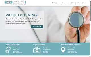 Connecticut Medical Group of New Haven website