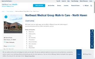 Northeast Medical Group Walk-In Care - North Haven website