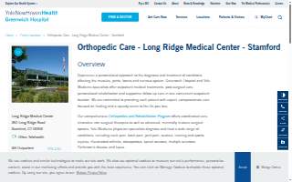 Center for Musculoskeletal Care Stamford - Long Ridge Medical Center website