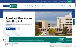 Froedtert Menomonee Falls Hospital website