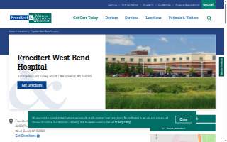 Froedtert West Bend Hospital website
