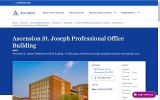 Ascension St. Joseph Professional Office Building website
