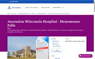 Ascension Wisconsin Hospital - Menomonee Falls website