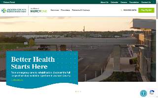 Jackson County Regional Health Center website