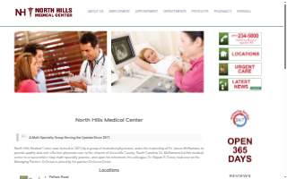 North Hills Medical Center website