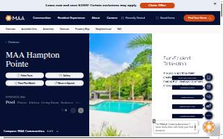 MAA Hampton Pointe website