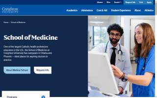 Creighton University Med Center website