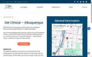 DM Clinical Research website