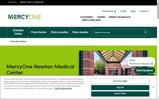 MercyOne Newton Medical Center website