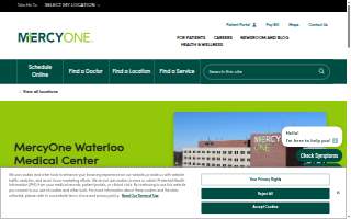 MercyOne Waterloo Medical Center website
