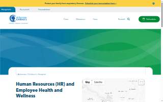 Arkansas Childrens Hospital HR/Occupational Health website