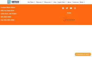 Arkansas Specialty Surgery Center website