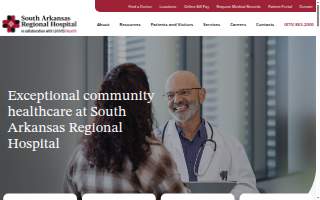 South Arkansas Regional Hospital website