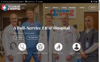 Tucson ER & Hospital website
