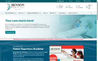 Benson Hospital website