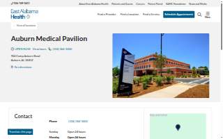 Auburn Medical Pavilion website