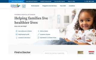 Children's Hospital Los Angeles website
