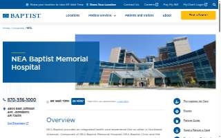 NEA Baptist Memorial Hospital website