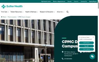 CPMC Davies Campus website