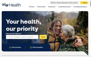 University of California San Francisco Medical Center website