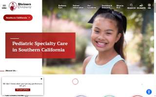Shriners Children's Northern California website