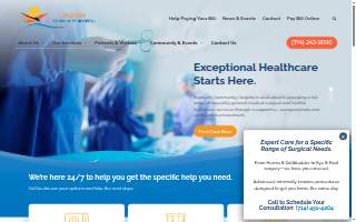 Anaheim Community Hospital website