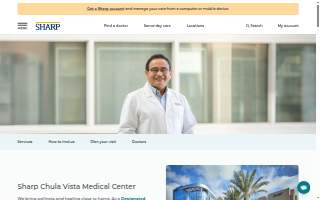 Sharp Chula Vista Medical Center website