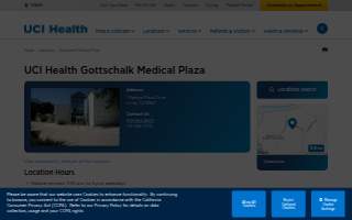 UCI Health Gottschalk Medical Plaza website