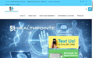 Healthpointe Corona website