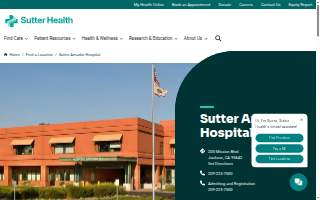 Sutter Amador Hospital website