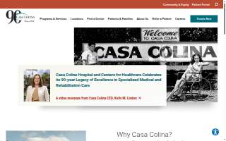 Casa Colina Hospital and Centers for Healthcare website