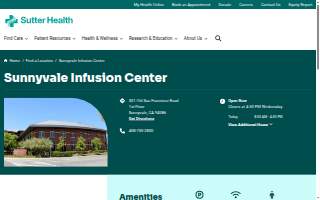 PAMF Sunnyvale Infusion Center website
