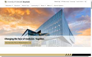 University of Colorado Anschutz Health Science Center website