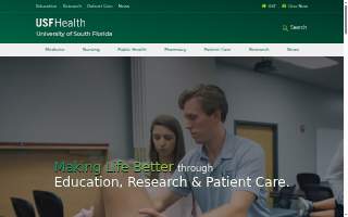 USF Health South Tampa Center for Advanced Healthcare website