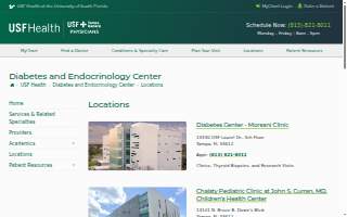 USF Health Morsani Center for Advanced Healthcare website