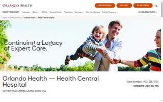 Orlando Health - Health Central Hospital website