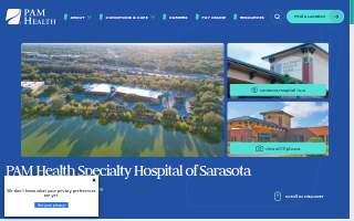 PAM Health Specialty Hospital of Sarasota website