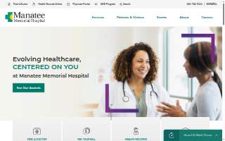 Manatee Memorial Hospital website