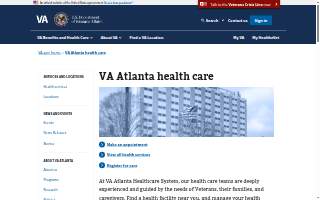 Joseph Maxwell Cleland Atlanta VA Medical Center website
