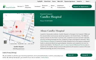 Candler Hospital website