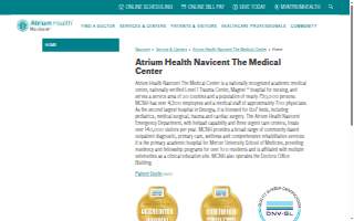 Atrium Health Navicent The Medical Center website
