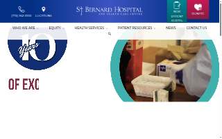 St. Bernard Hospital website