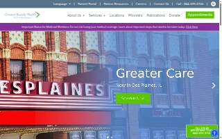 Greater Family Health website